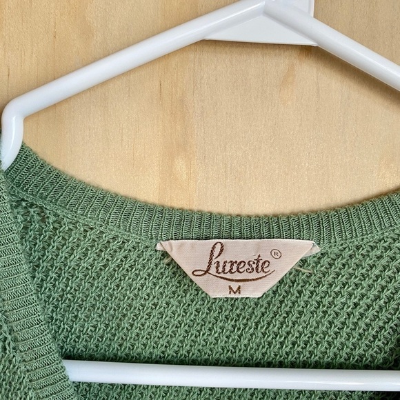 Vintage Mint V-Neck Vest - Picture 3 of 4